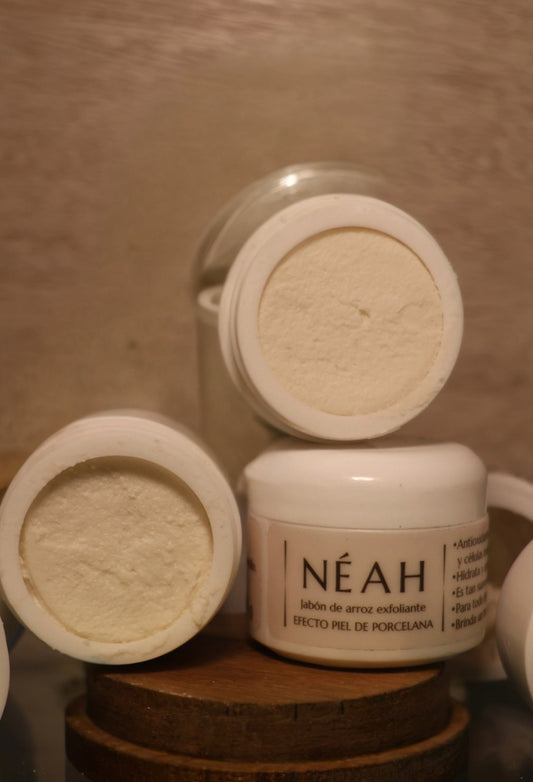 JABÓN EXFOLIANTE DE ARROZ NÉAH ˚ 𝜗𝜚˚